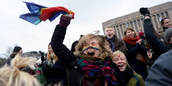 FINLAND-RIGHTS-GAY-MARRIAGE